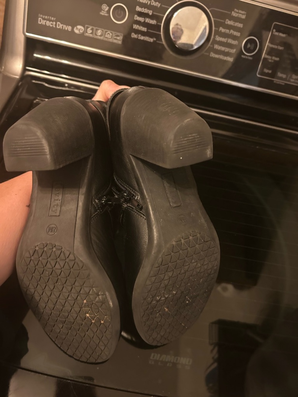 Levity Black Ankle Booties - Picture 7 of 8